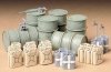 Tamiya 35186 German Fuel Drum Set (1:35)